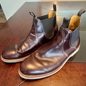 Cole Haan Morris Chelsea Brown Java Leather Ankle Boots